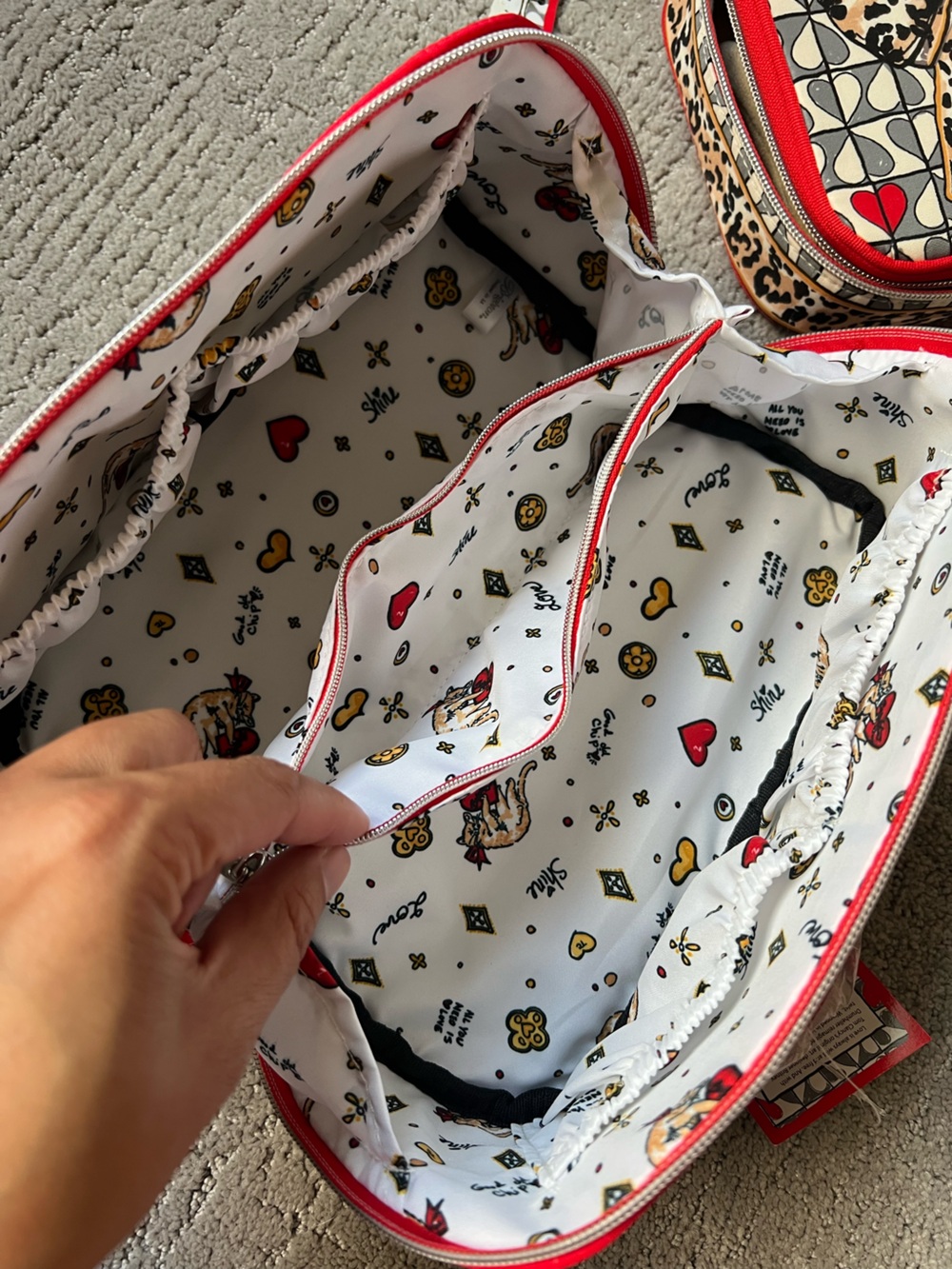 Brighton Wild Love Cosmetic Bag and Jewelry Case Set (2 Pieces) - Picture 11 of 11